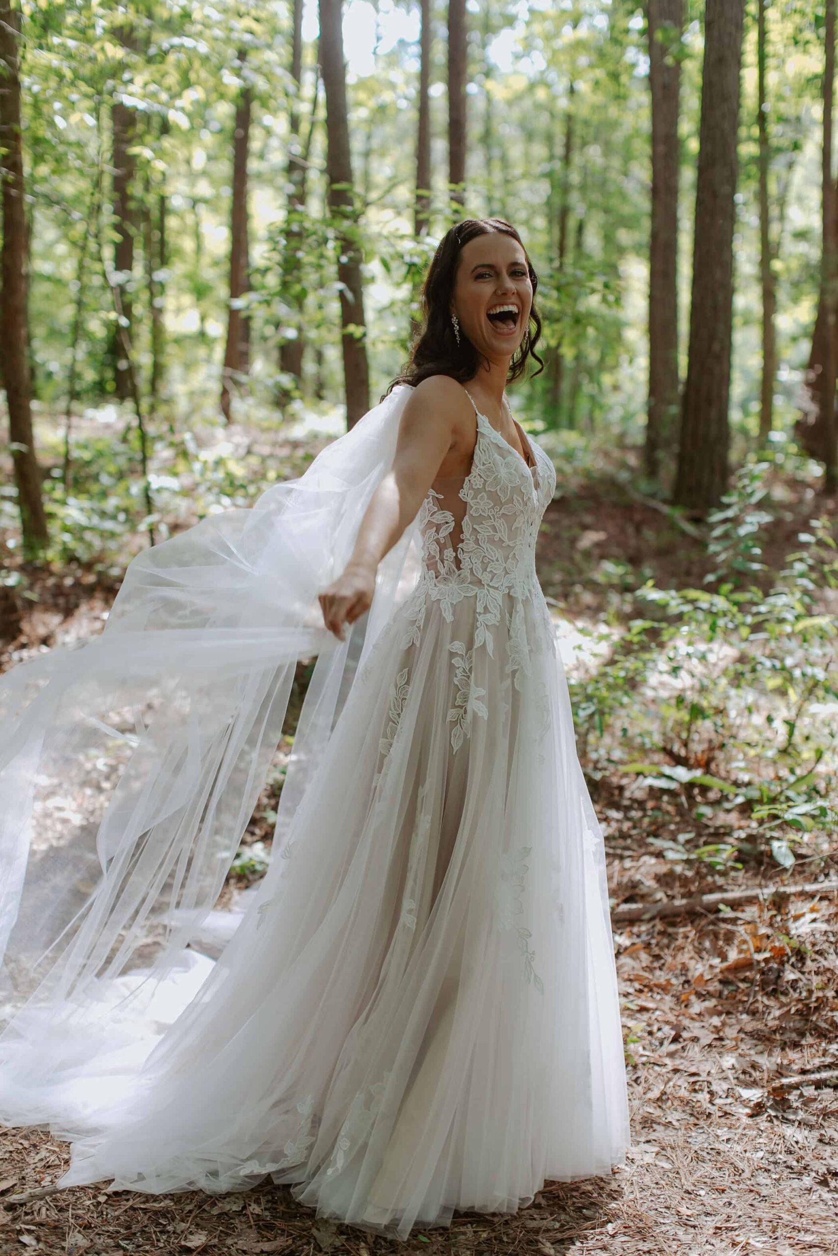 Minimalist wedding dress