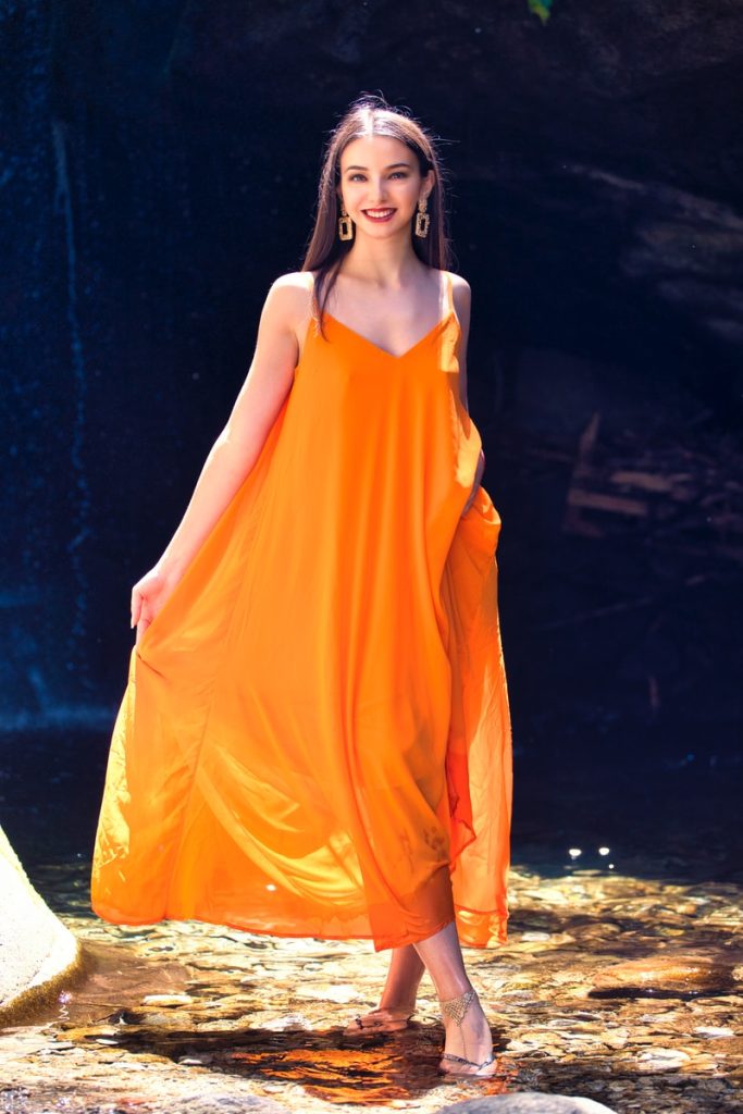  orange wedding dresses