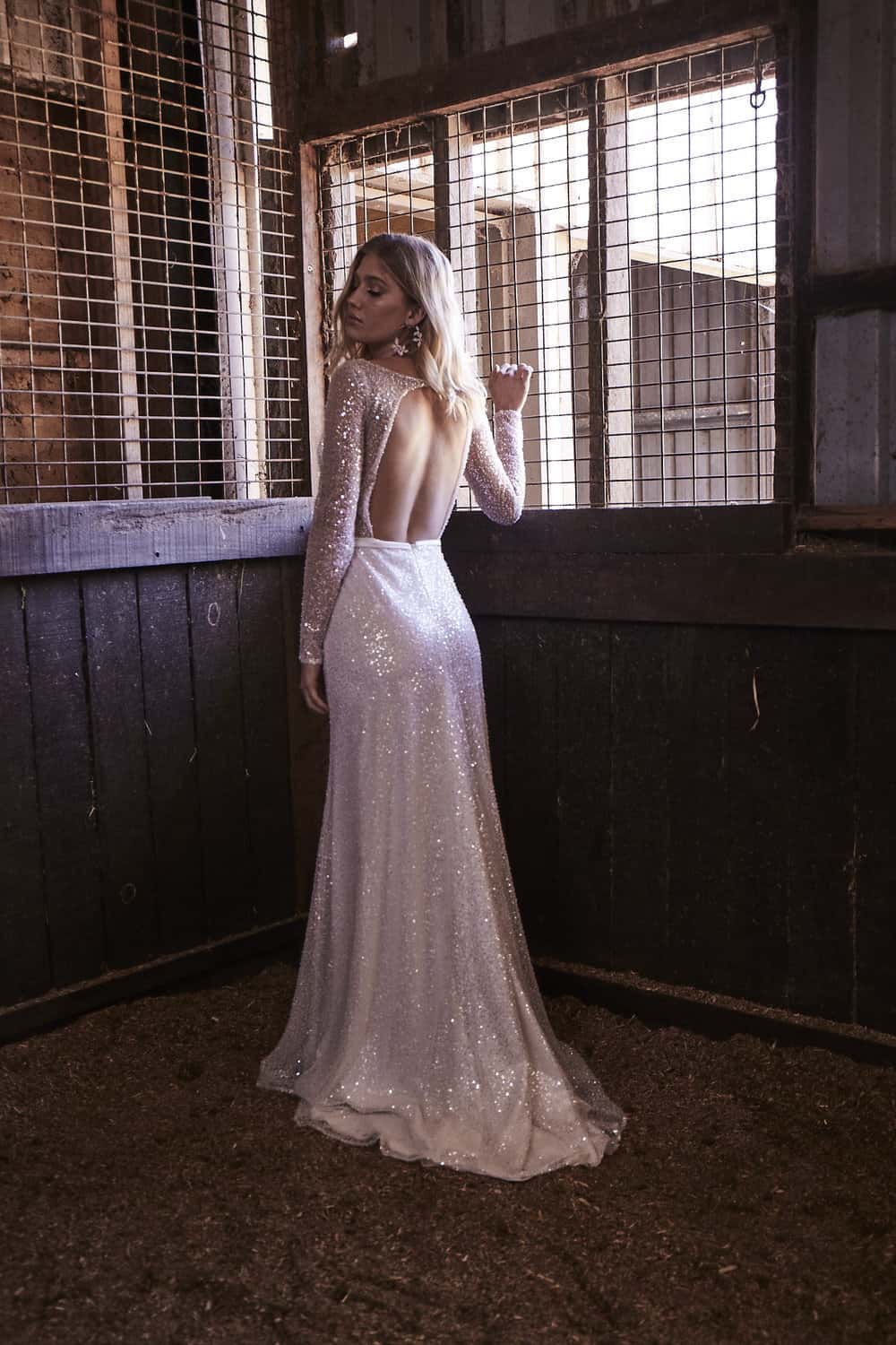 robe de mariée en argent